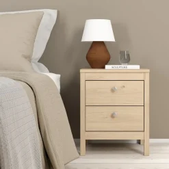 Nachtkastje Dallas Eiken - 44x55x39 cm