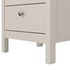 Nachtkastje Dallas Taupe  - 44x71x39 cm