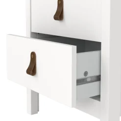 Nachtkastje Dallas Wit - 44x55x39 cm