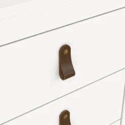 Nachtkastje Dallas Wit - 44x71x39 cm