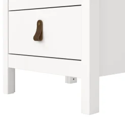 Nachtkastje Dallas Wit - 44x71x39 cm