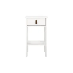 Nachtkastje Dallas Wit - 40x71x35 cm