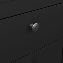 Nachtkastje Dallas Zwart - 44x55x39 cm