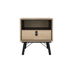 Nachtkastje Denver Eiken - 54x60x41 cm