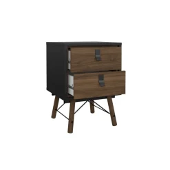 Nachtkastje Denver Walnoot - 44x60x41 cm