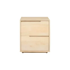 Nachtkastje Lottem Whitewash - 45x52x32 cm