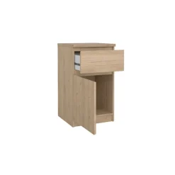 Nachtkastje Luna Eiken - 41x71x40 cm