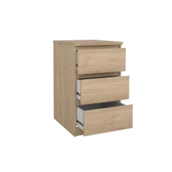 Nachtkastje Luna Eiken - 41x71x50 cm