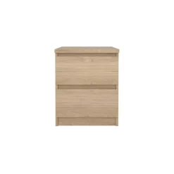 Nachtkastje Luna Eiken - 41x50x50 cm