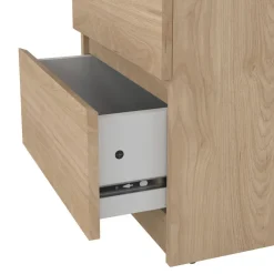 Nachtkastje Luna Eiken - 41x50x50 cm