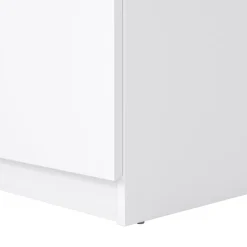 Nachtkastje Luna Hoogglans Wit - 41x71x40 cm