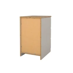 Nachtkastje Luna Taupe / Eiken - 41x71x50 cm