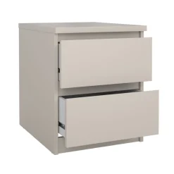 Nachtkastje Luna Taupe - 41x50x50 cm