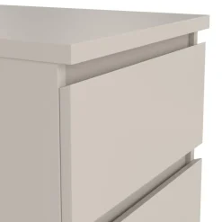 Nachtkastje Luna Taupe - 41x50x50 cm