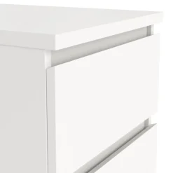 Nachtkastje Luna Wit - 41x50x50 cm