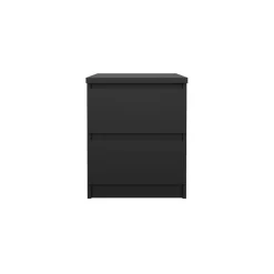 Nachtkastje Luna Zwart - 41x50x50 cm