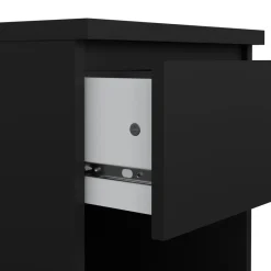 Nachtkastje Luna Zwart - 41x50x40 cm