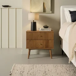 Nachtkastje Sem Walnoot - 45x55x35 cm