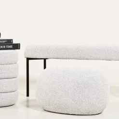 Poef Froma Beige - 57x49 cm