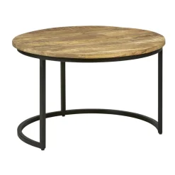 Salontafel Bemmel Naturel - set 3 stuks