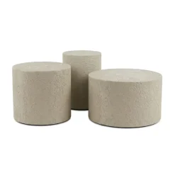 Salontafel Borgi Taupe - set 3 stuks