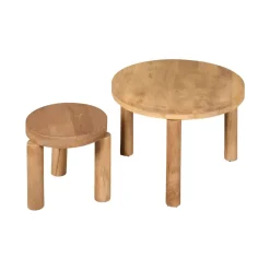 Salontafel Caen Naturel - set 2 stuks