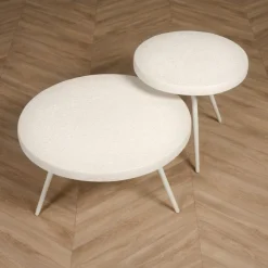 Salontafel Cordes Wit - set 2 stuks