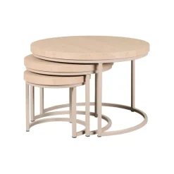 Salontafel Hoenderloo Beige - set 3 stuks