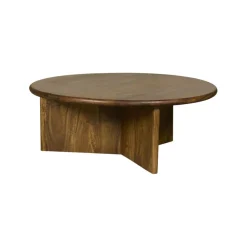 Salontafel Lens Bruin - Ø 80 cm