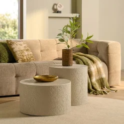 Salontafel Novi Greige - set 2 stuks