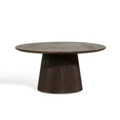 Salontafel Viktor Donkerbruin - Ø 80 cm