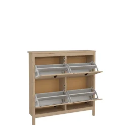 Schoenenkast Dallas Eiken - 103x103x25 cm