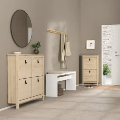 Schoenenkast Dallas Eiken - 103x103x25 cm