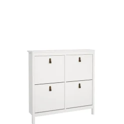 Schoenenkast Dallas Wit - 103x103x25 cm