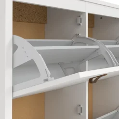 Schoenenkast Dallas Wit - 103x103x25 cm