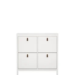 Schoenenkast Dallas Wit - 103x103x25 cm