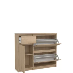 Schoenenkast Luna Eiken - 109x93x32 cm