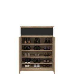 Schoenenkast Luna Eiken - 81x112x40 cm