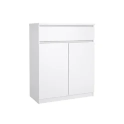 Schoenenkast Luna Hoogglans Wit - 81x101x40 cm