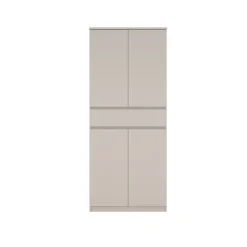 Schoenenkast Luna Taupe - 81x192x40 cm