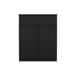 Schoenenkast Luna Zwart - 81x101x40 cm