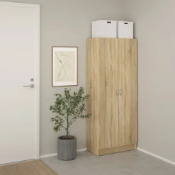 Schoenenkast Miami Naturel - 69x170x35 cm