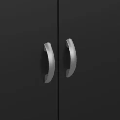 Schoenenkast Miami Zwart - 69x170x35 cm