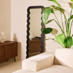 Spiegel Novi Zwart - 160x58 cm