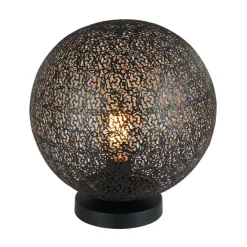 Tafellamp Dori Zwart - E27 - Ø 40 cm