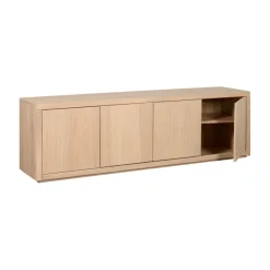 TV-meubel Chester Naturel - 180x55x40 cm