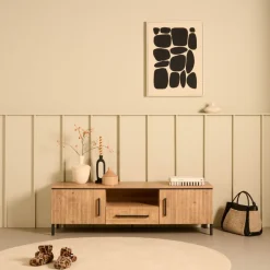Tv-meubel Culemborg Naturel - 163x50x45 cm