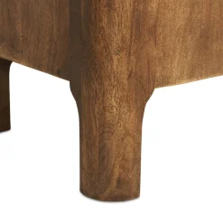 TV-Meubel Liam Bruin / Marmer - 175x55x40 cm