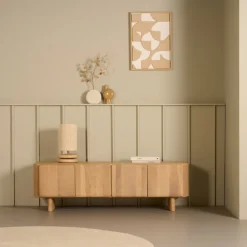 TV-meubel Morez Naturel - 180x55x45 cm