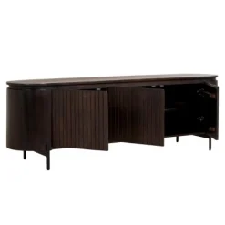 TV-meubel Viktor Donkerbruin - 175x56x43 cm